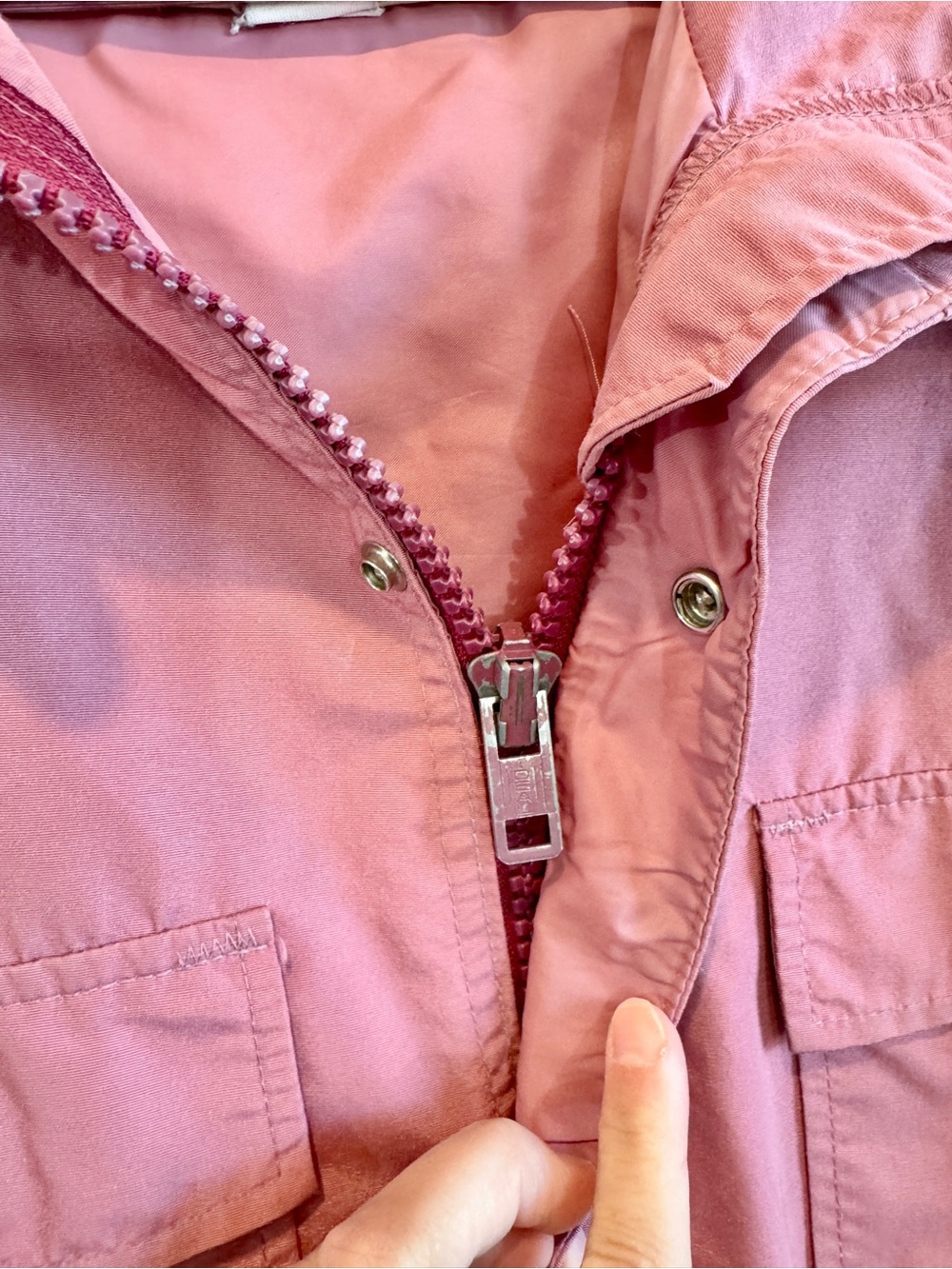 L.L.Bean Baxter State Parka Medium Vintage Pink Gorpcore Utility Rain Jacket J14 - Picture 4 of 9
